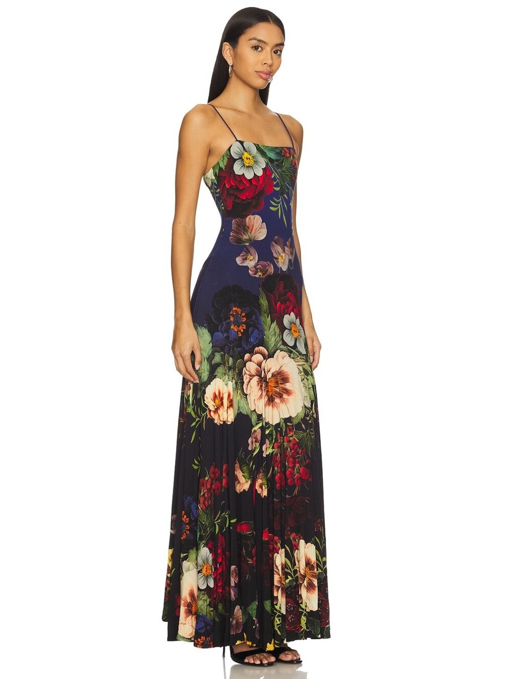 Alice + Olivia Augusta Maxi Dress in Magic Garden Gardient - Picture 13 of 16